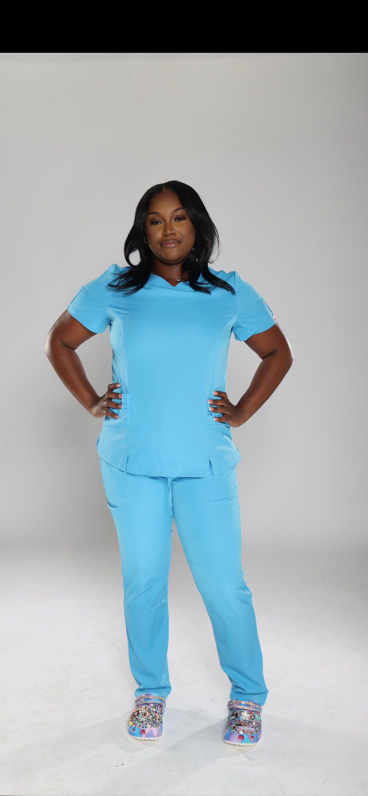 True Blue short sleeve set