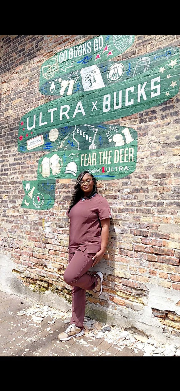 Mocha Scrub set