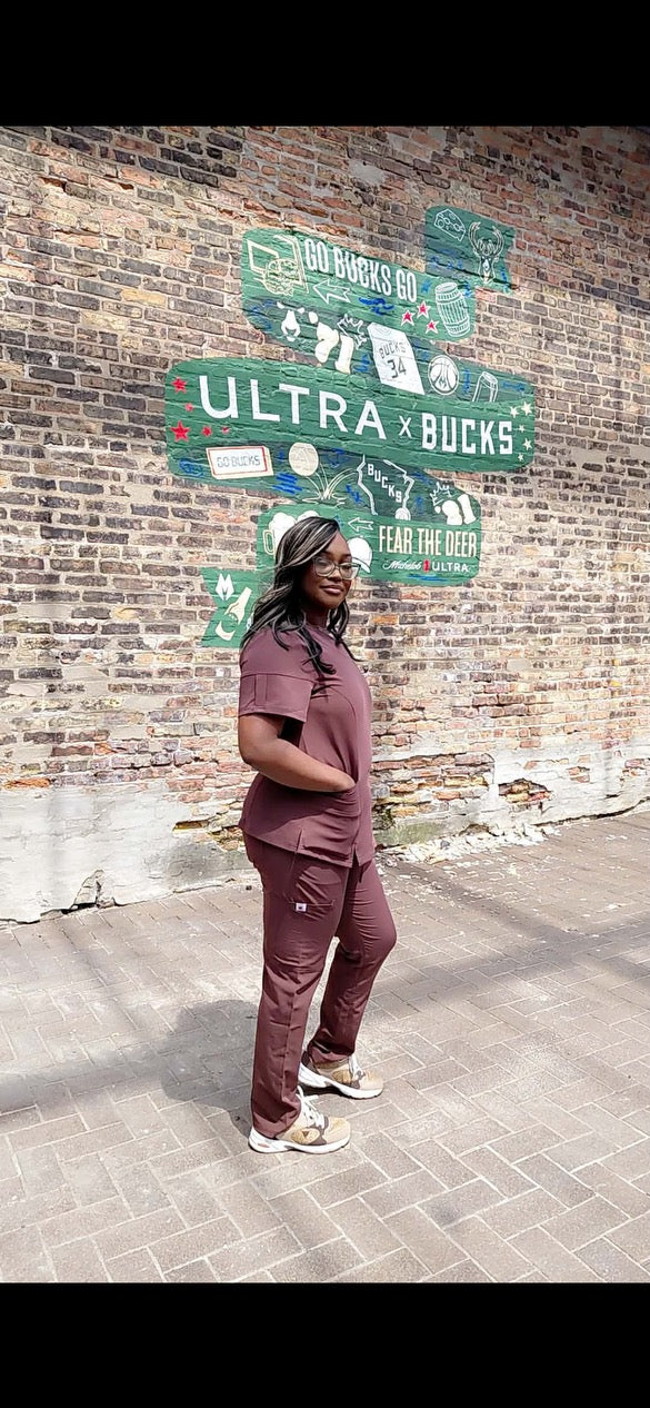 Mocha Scrub set