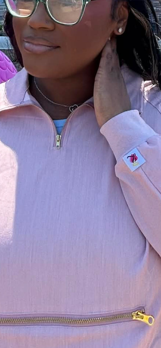 Muah Mauve Long sleeve Jogger pant Set