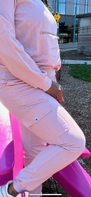 Muah Mauve Long sleeve Jogger pant Set