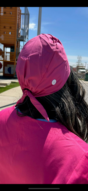 Hot Pink scrub hat